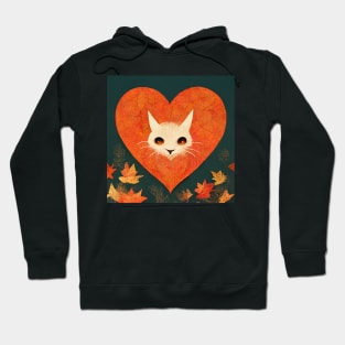 The Most Wonderful Time Of Year Cat In Autumn Gift For CAT LOVERS Hoodie